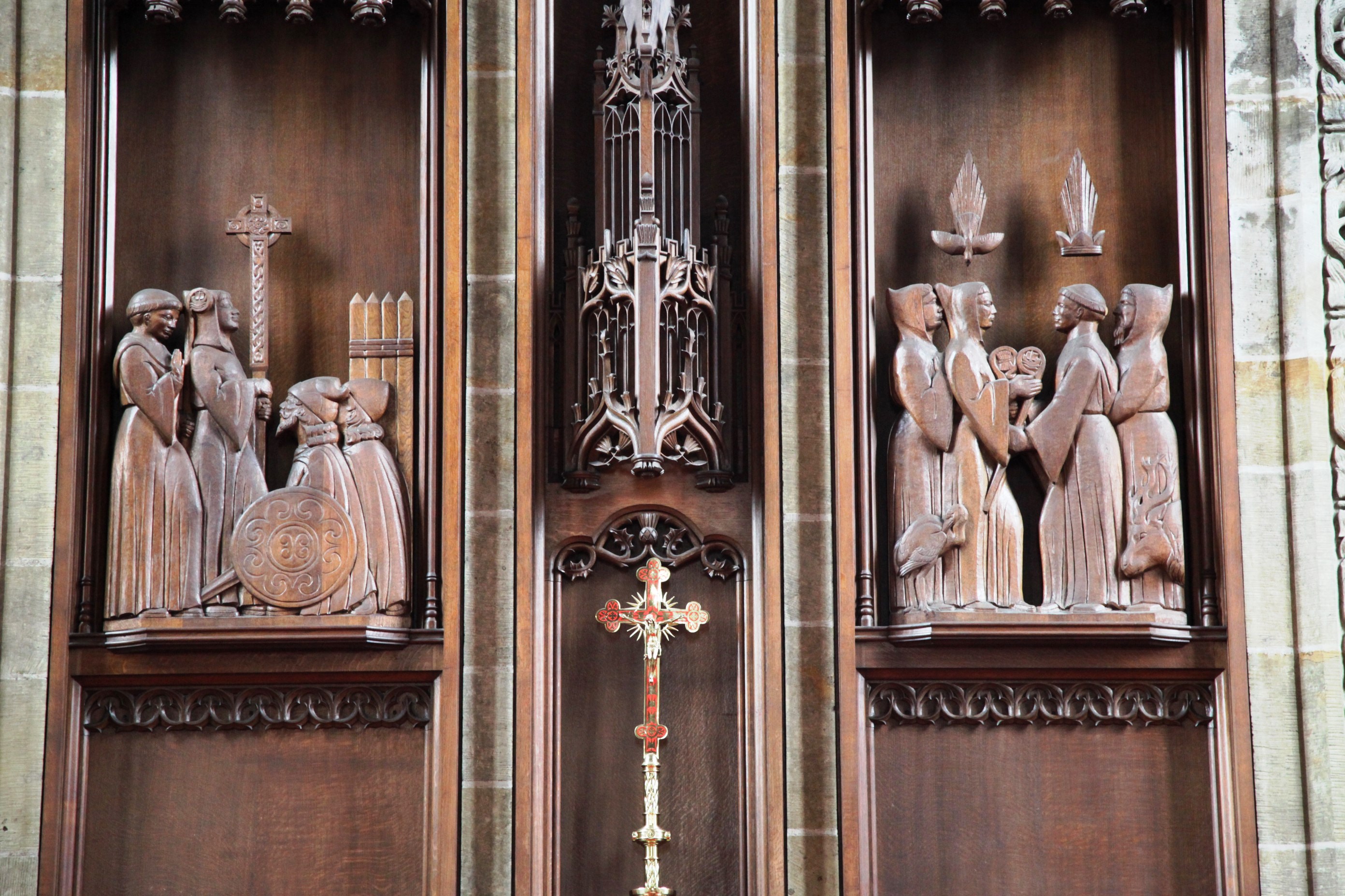 St Columba’s Cathedral Wood Carving