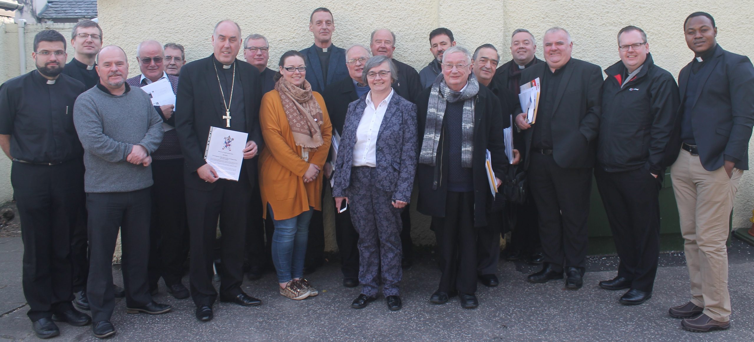 Clergy Assembly and signing of New Safeguarding Manual by Bishop Brian